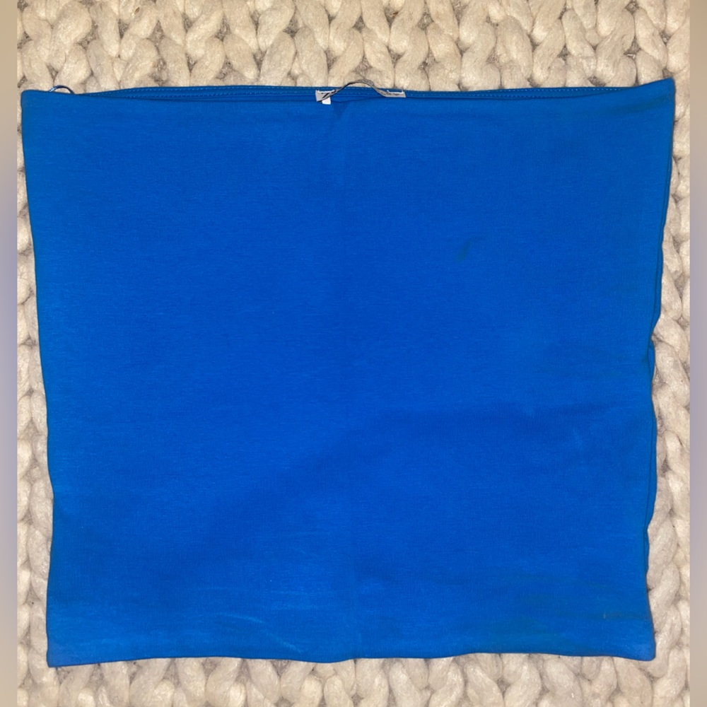 Royal blue tube top